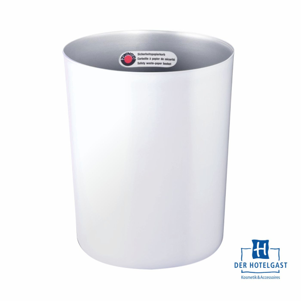 Papierkorb 13 Liter | silberfarben